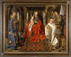 Jan Van Eyck: Madonna com o cônego George Van der Paele