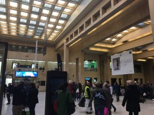 área interna Estação Central  Bruxelas