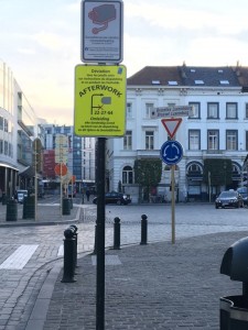ponto de Transporte Público de Bruxelas